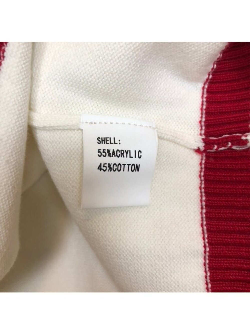 Queen Of Sparkles Alabama Sweater Size M Bama Roll Tide White Crimson - Picture 6 of 7